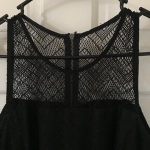 Armani Exchange Black Lace Dress